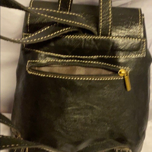 Moroccan Leather Backpack - Picture 7 of 15